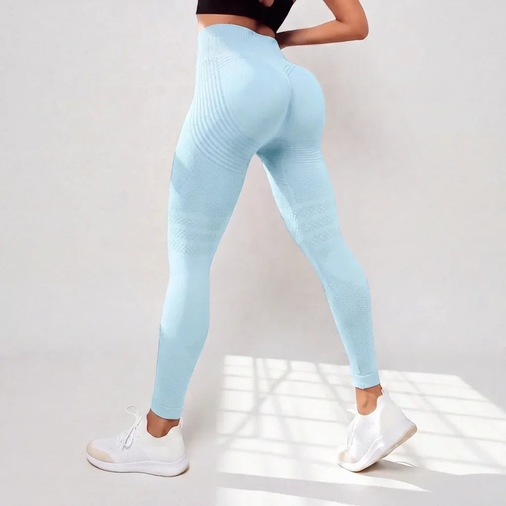 Leggings 3D VivaCuerpo™ - Azul Cielo