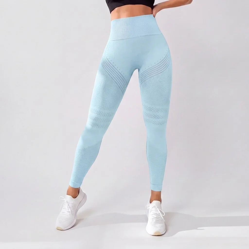 Leggings 3D VivaCuerpo™ - Azul Cielo