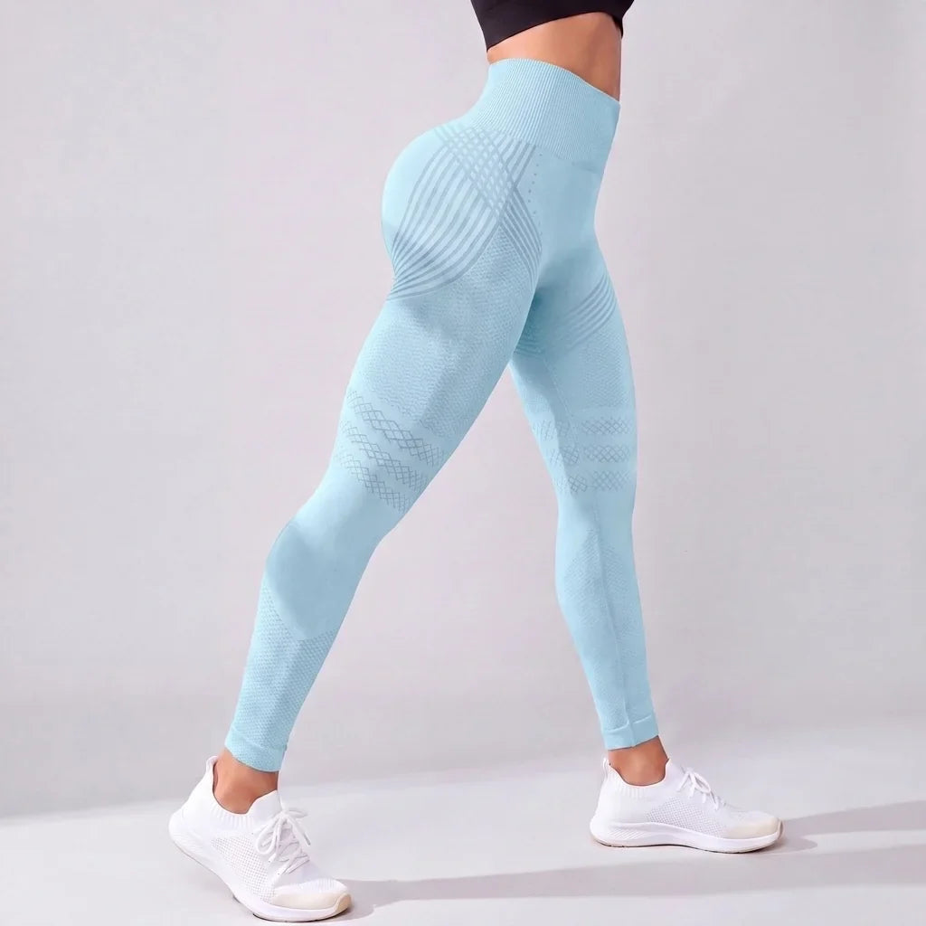 Leggings 3D VivaCuerpo™ - Azul Cielo