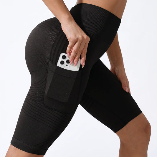 Legging Corto 3D VivaCuerpo™ con Bolsillo