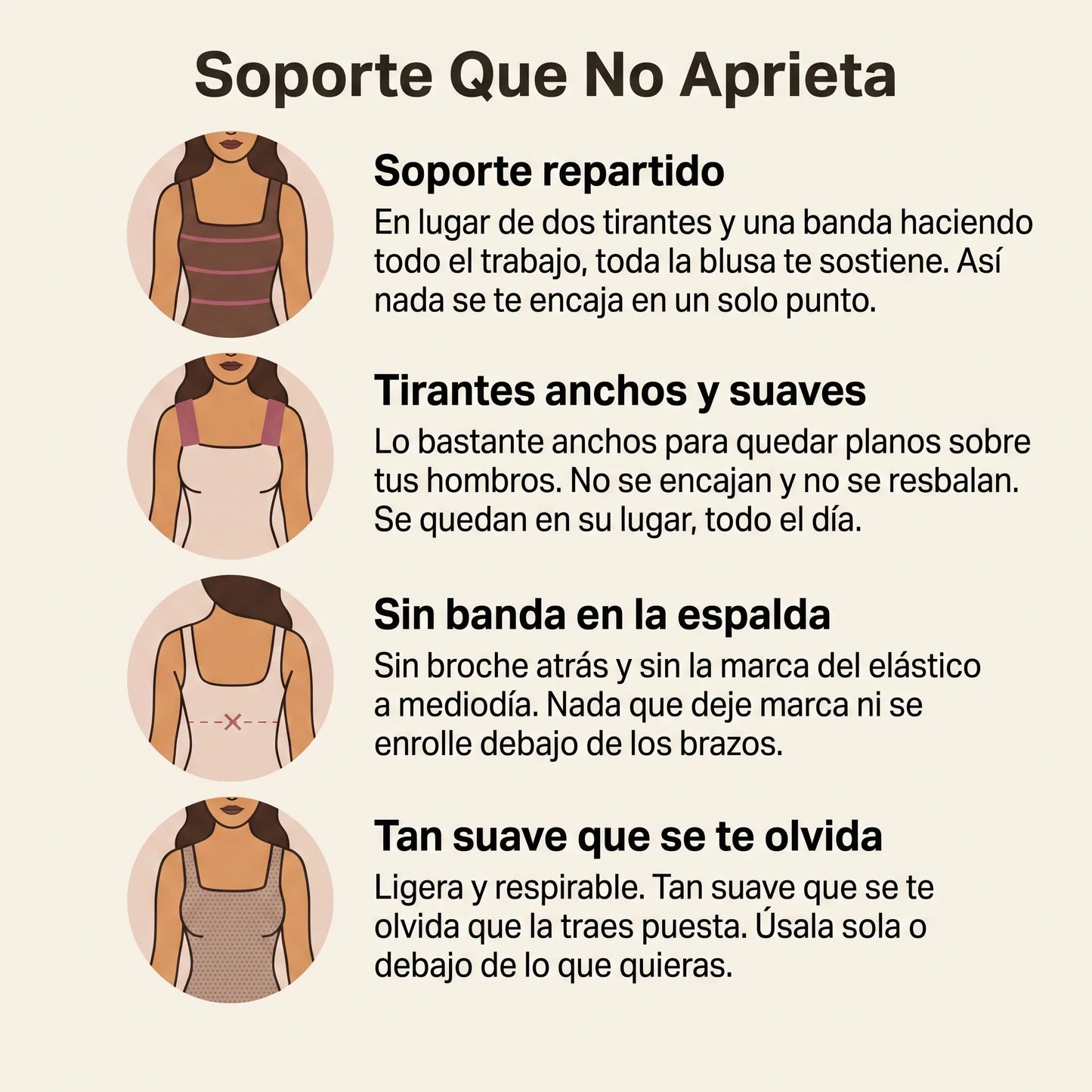 Dile Adiós A Los Brasieres Para Siempre, Sin Sacrificar El Soporte